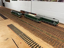 Diesels on parade