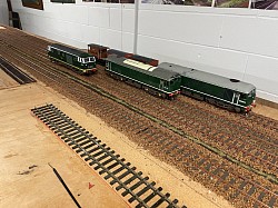 Diesels on parade