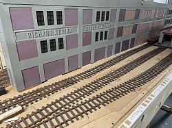 Opposite end away from the station
